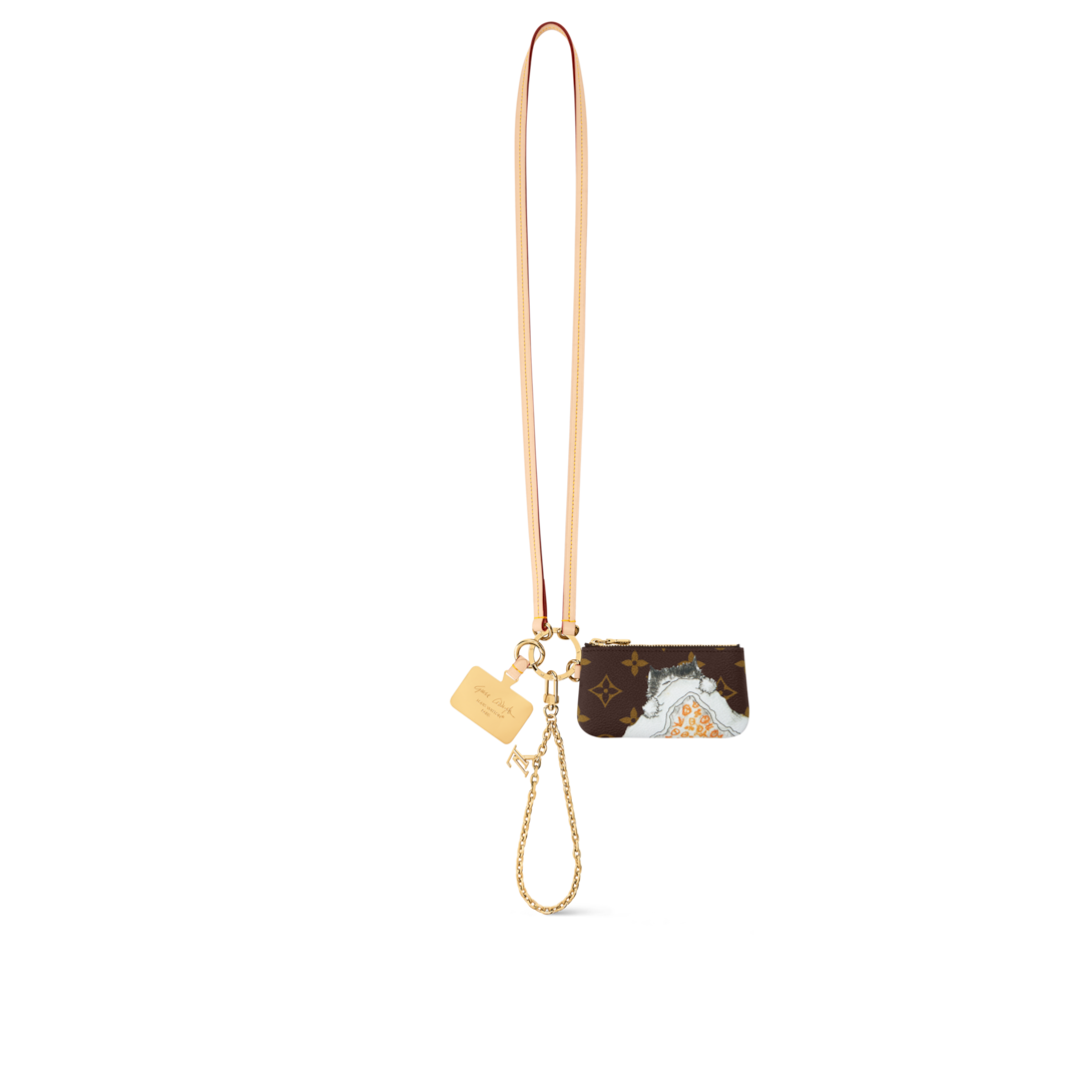 ヴィトン　フォンホルダー 中古】ルイヴィトン LOUIS VUITTON ストラップ フォンホルダー
